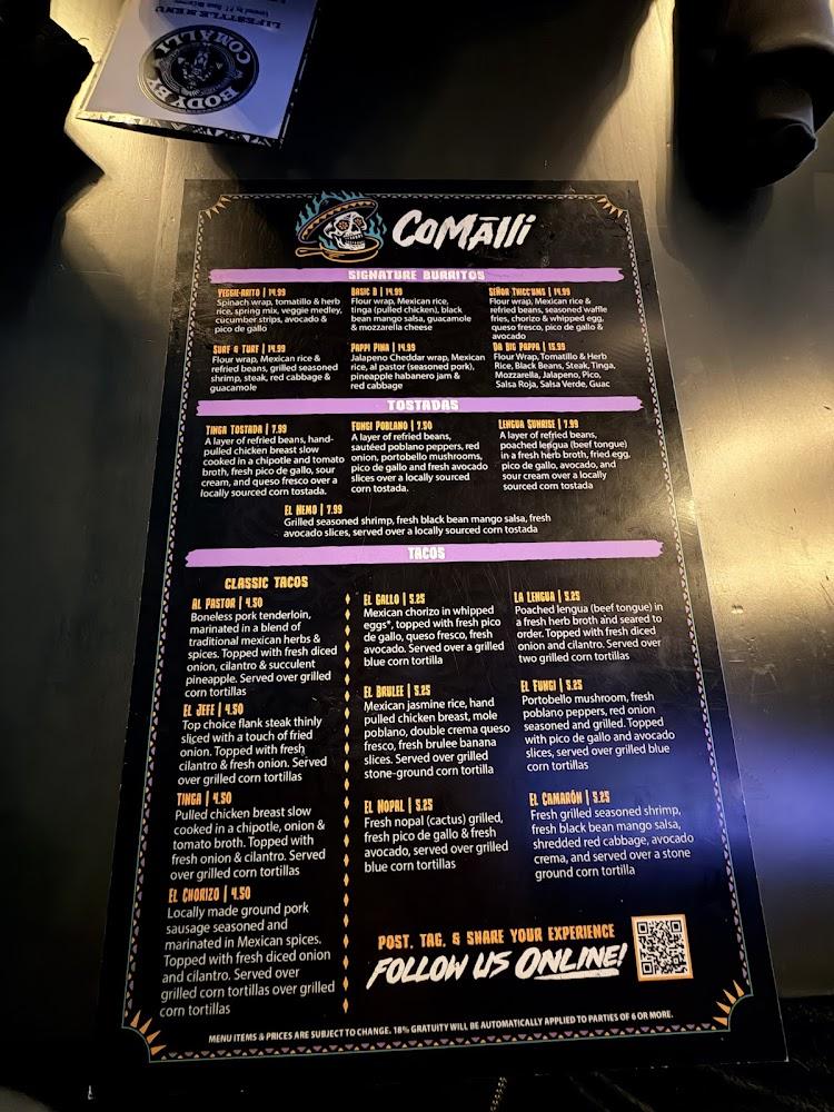 Comalli Taqueria Menu image 3