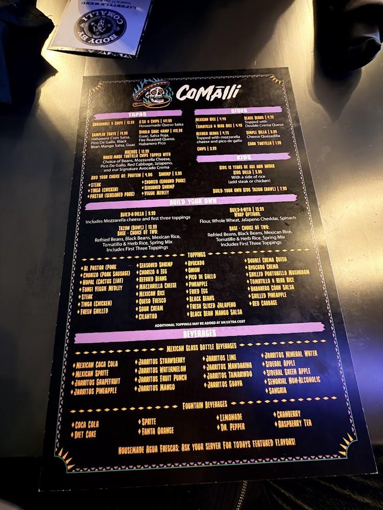 Comalli Taqueria Menu image 4